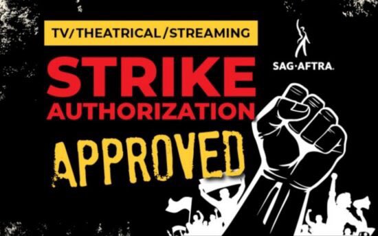 Standing proudly w <a href="/WGAWest/">Writers Guild of America West</a> <a href="/WGAEast/">Writers Guild of America East</a> members for our rights. Proud to be a union member of <a href="/sagaftra/">SAG-AFTRA</a> for over 20 years.