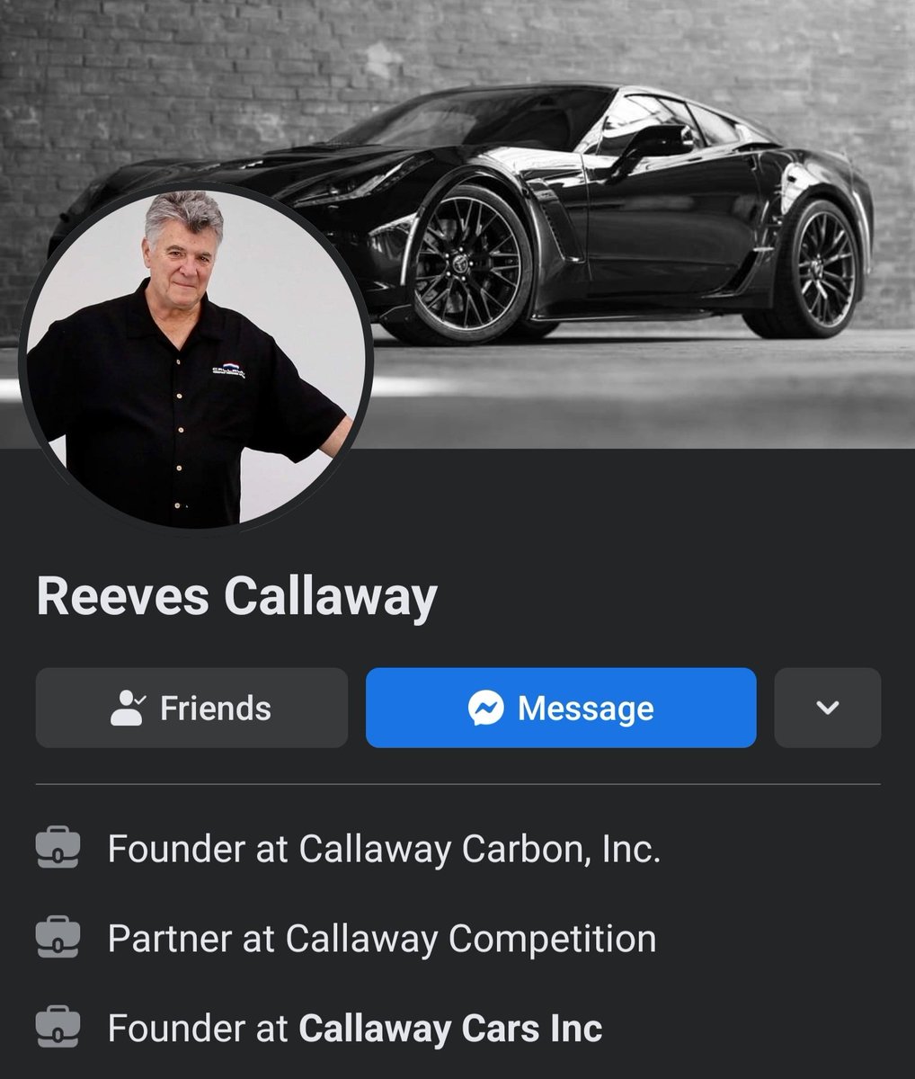davidhume1's tweet photo. A friend & true Legend in the Corvette World & High Performance Automotive is gone. The many things he accomplished would take a book, & probably will.
https://t.co/AFnAmJcyUp
#Sledgehammer #CallawayCars #CallawayCorvette https://t.co/1evQN9FsWP