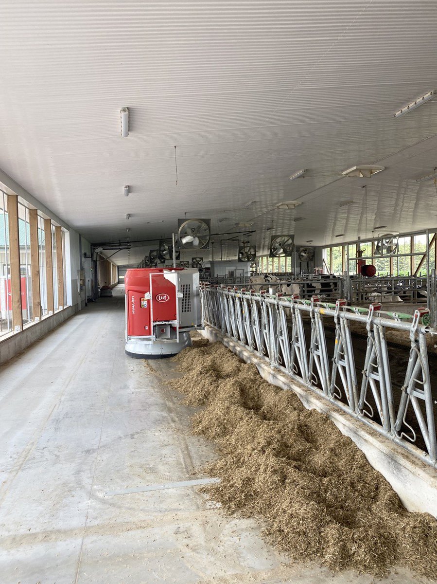 GRRobotics's tweet photo. Another Lely Vector installation that came together nicely!
This Vector will be fed from 3 tower silos.
#Grandriverrobotics #Lely #Lelyvector https://t.co/gfOAhLAaAf