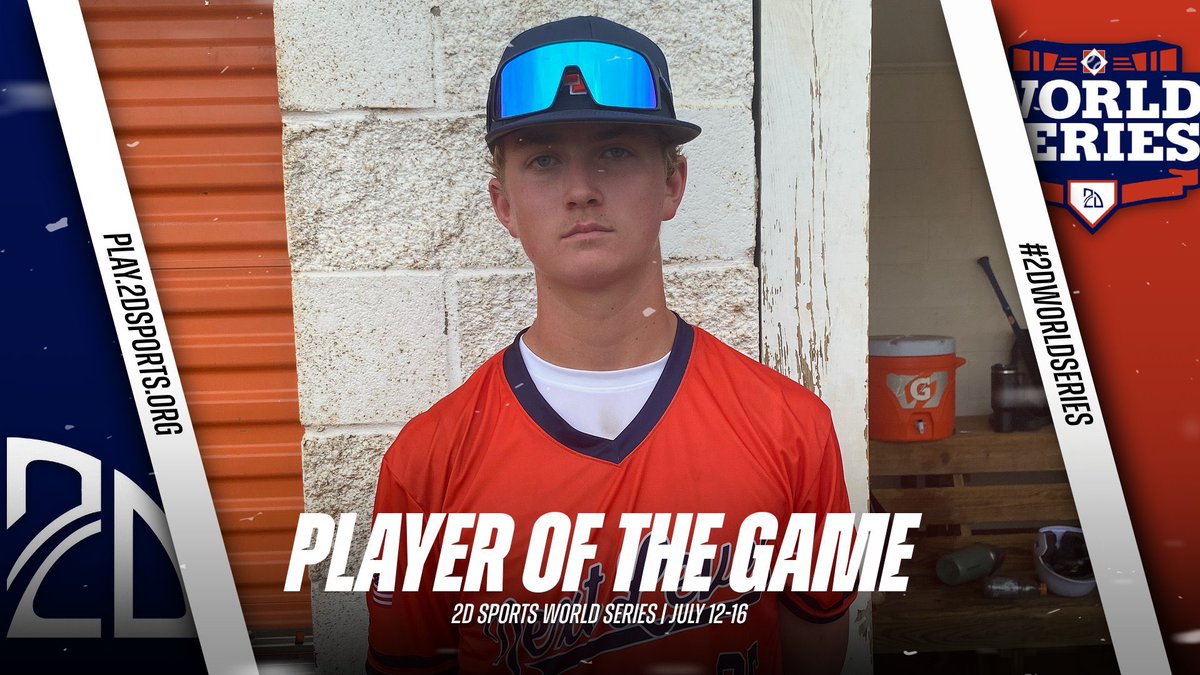 ⭐️ PLAYER OF THE GAME ⭐️

Carter Lewis: 3-4 2B 1B 1B RBI

Summer Team: <a href="/nextlevelbb/">Next Level Baseball</a> 14U

#2DWorldSeries 
@2DsportsTN