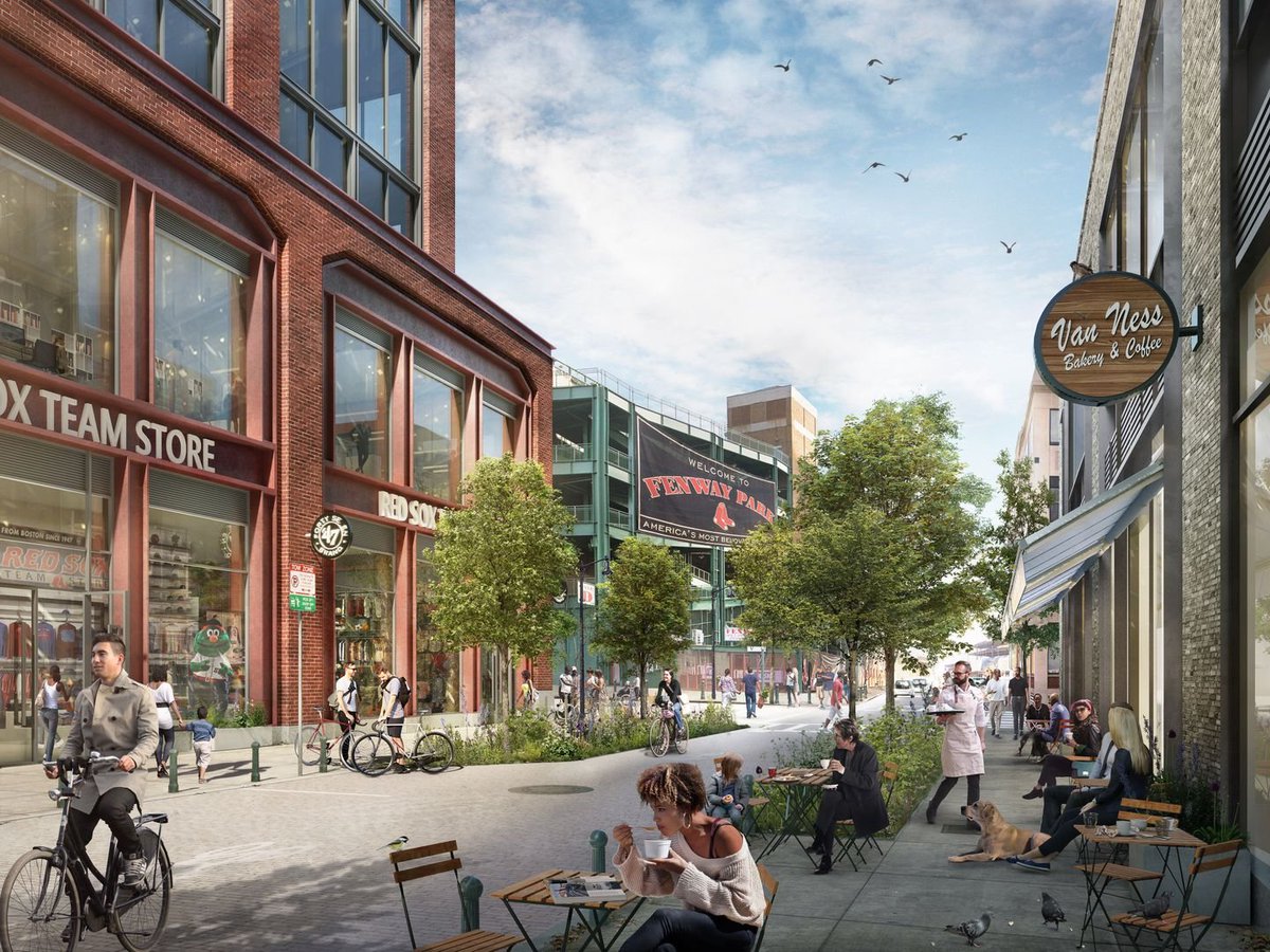 berkie1's tweet photo. BPDA Approves $1.6 Billion Development Around Fenway Park⚾️

Plans include 8 buildings, 730,000sf of lab space, 500,000sf of office space, 266 residential units (53 affordable) and the creation of a permanent pedestrian plaza on what is now Jersey Street.
https://t.co/gDs6PAZHZp https://t.co/Shb5U7DKmW