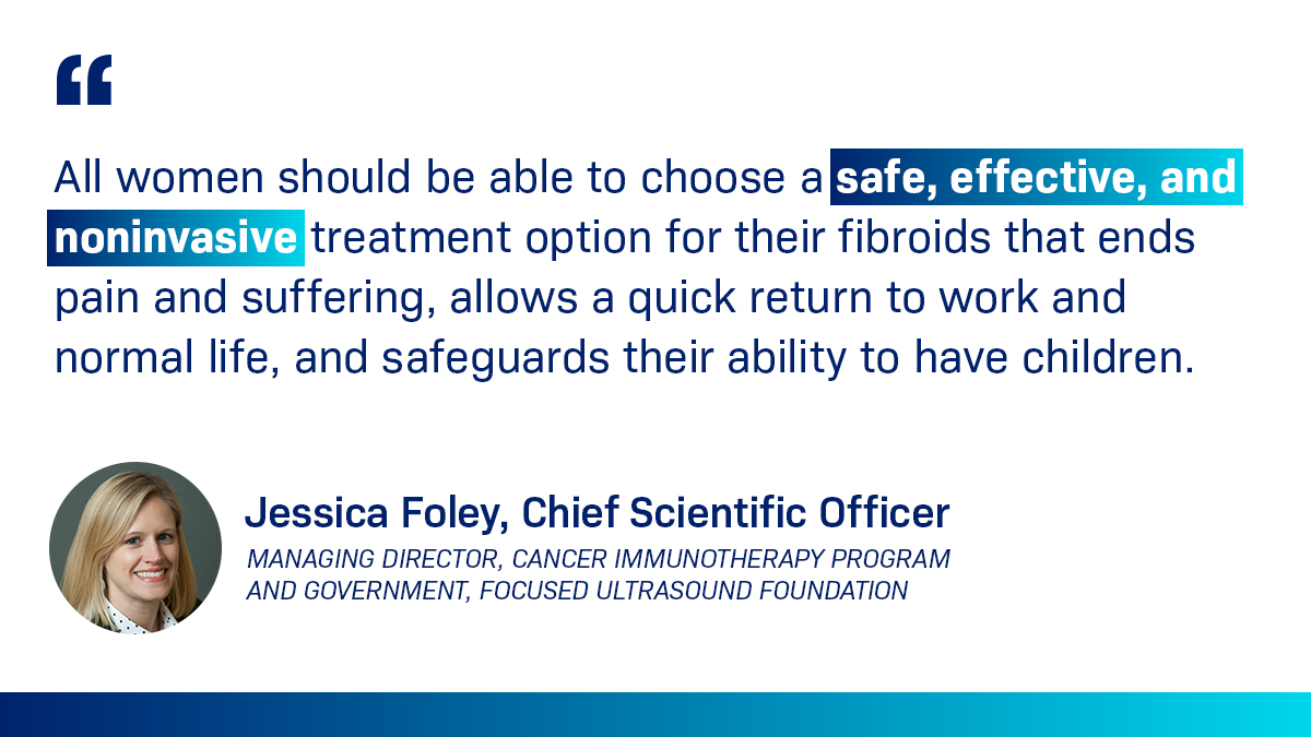 FUSFoundation's tweet image. Did you know #focusedultrasound is a safe and effective treatment for #uterinefibroids?

Focused ultrasound has been @US_FDA approved and available to women in the U.S. since 2004. This noninvasive treatment has a short recovery time, a low rate of complications, and preserves