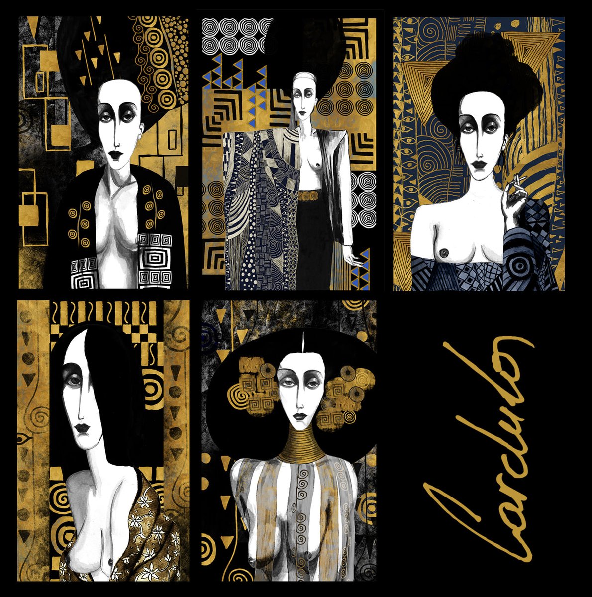 ZKardula's tweet photo. Gustav Klimt инспирација за многу мои дела https://t.co/y5u2VWyuJZ