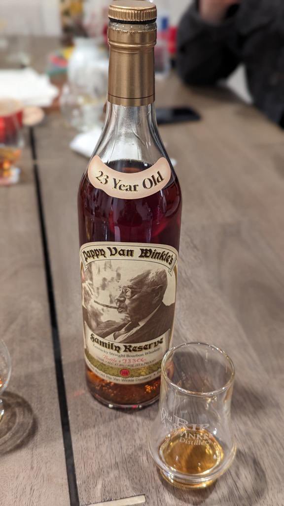 @elonmusk  time for some tesla  whiskey? #pappy23 #tsla #tesla #liquidgold #cheers 2018 Pappy 23 years 🤯
