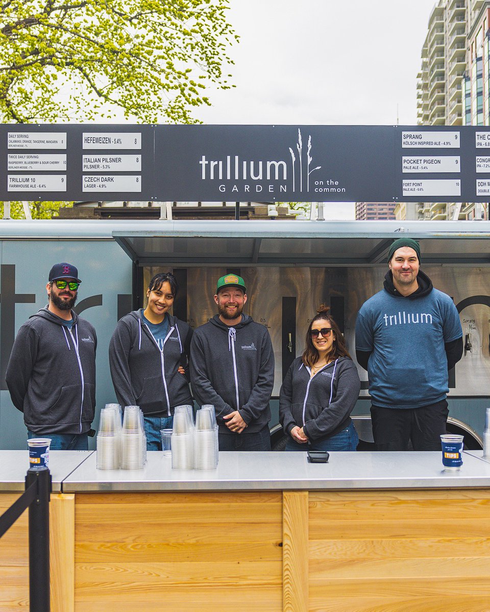 #SummerInYourParks Stop by and say hi to our new Friends on the Common! Grab a beer, mix and mingle, and enjoy live music in the heart of Downtown Boston at the new Trillium Beer Garden &amp; Emerson UnCOMMON Stage. Open Monday-Saturday @ 12-9 p.m. and Sunday @ 12-6 p.m. 🍻