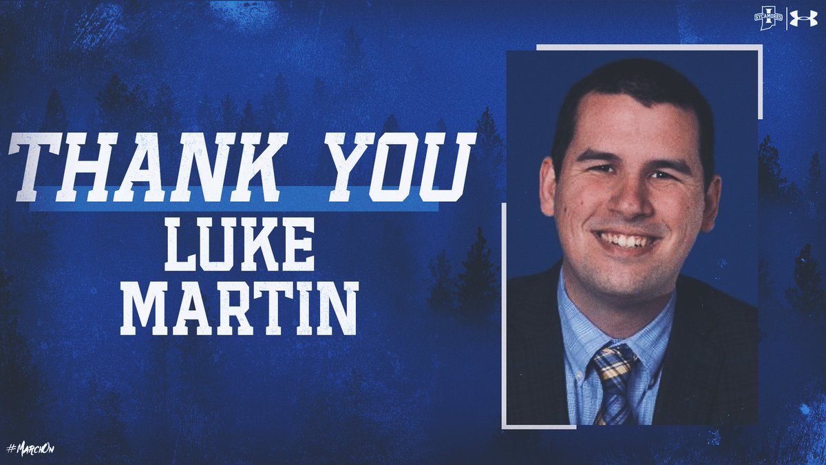 Much appreciation goes out to <a href="/_LukePMartin/">Luke Martin</a> for his time promoting and celebrating the Sycamores.

We wish him nothing but the best as he continues his professional career moving forward as we see him on the opposite sidelines in the Valley!

#MarchOn