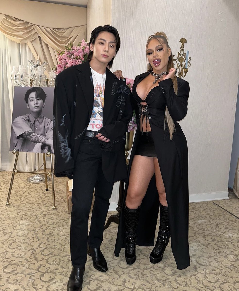 Jungkook and Latto stun in new photo together.