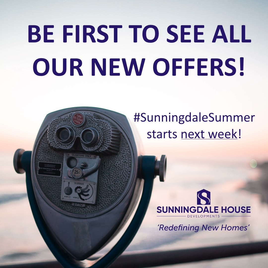 REGISTER FOR OUR NEWSLETTERS TODAY!
We've got some great #SunningdaleSummer offers arriving next week, so be sure to visit sunningdalehouse.co.uk to register for our newsletters at the bottom of the page!