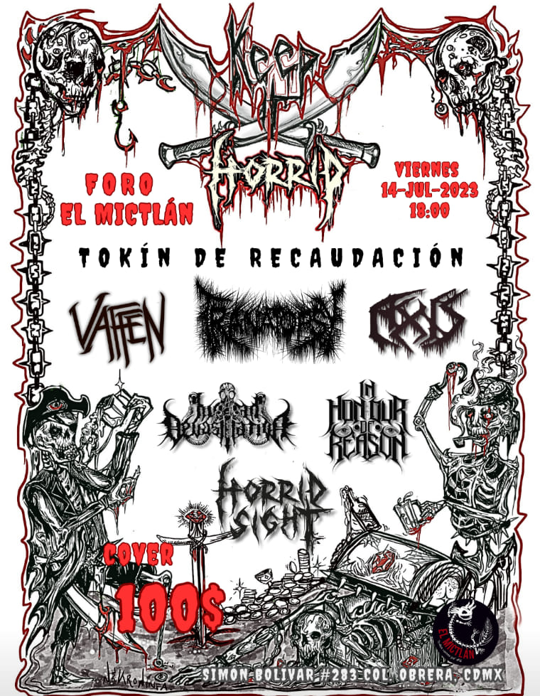 BBeat105's tweet photo. Eventos de este fin de semana:
14 jul
- #LaPiedadLiveMusic, #MetalMayhemNights, @koltdown. @BeristainEntmt
- #ForoElMictlán el #KeepItHorrid, #HorridSight, @Tranatopsy
15 jul
- #Shoah en #LaCantinaDelRock
- En #SLP, #EvilEntourage en #Bunker57
#StayBlast
#BlastBeat105 https://t.co/K20wdIqB8W