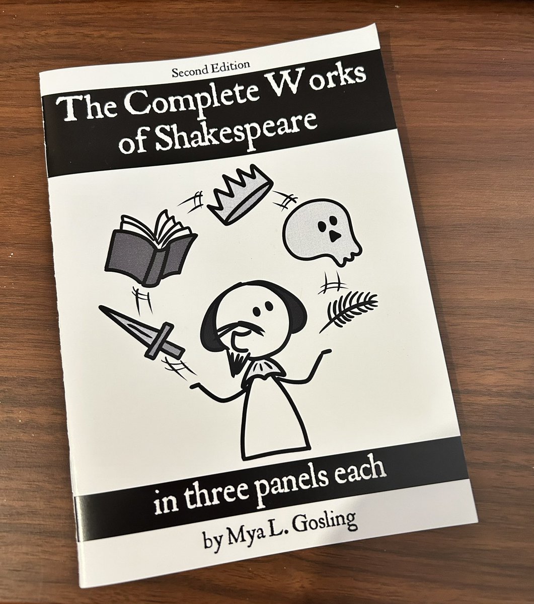 Zachary J.A. Rondinelli (@zjarondinelli) on Twitter photo Picked up this absolute GEM of a zine at <a href="/stratfest/">Stratford Festival</a> this week and it’s amazing! Mya Gosling (<a href="/GoodTickleBrain/">Good Tickle Brain 🐀</a>) killed it with this collection of 3-panel Shakespearean summaries and I cannot wait to bring them into my classroom!
It would make for a great assessment task, too! Picked up this absolute GEM of a zine at <a href="/stratfest/">Stratford Festival</a> this week and it’s amazing! Mya Gosling (<a href="/GoodTickleBrain/">Good Tickle Brain 🐀</a>) killed it with this collection of 3-panel Shakespearean summaries and I cannot wait to bring them into my classroom!
It would make for a great assessment task, too!