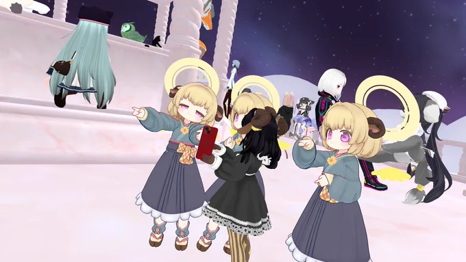 ペコペコしていました