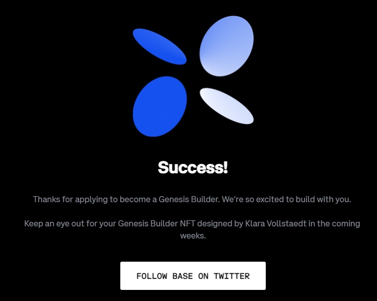 PunkBase_'s tweet photo. Applying to become a Genesis Builder @BuildOnBase Done π€
#BuildOnBase #BabyPunkBase #PunkBase https://t.co/TWTLcpR00F