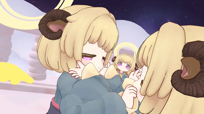 ペコペコしていました