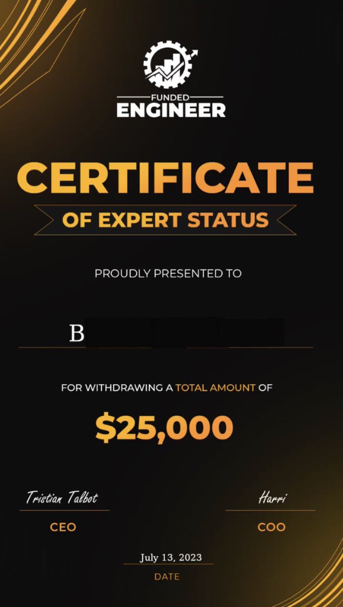 I_AM_M1_'s tweet photo. Since 2020, Iโve failed 27 challenges/funded accounts amongst 5 prop firms. This year in Feb. I had my first withdrawal of $9k before losing the account a few days later and going on tilt. With this withdrawal, Iโm now finally profitable. Believe in yourself. Keep going! https://t.co/IhBAkIhuXg