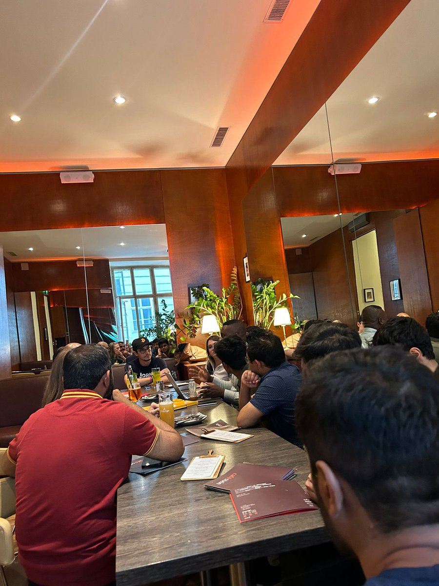AmityAge's tweet photo. We had an incredible time hosting a Bitcoin meetup in beautiful Vienna yesterday ⚡️ The energy and enthusiasm for Bitcoin were amazing! Looking forward to more gatherings like this in the future 👏🏼🚀  it was nice meeting everyone and thank you @exiledsurfer for joining us 🙌🏼 https://t.co/lzy0XKl0vC