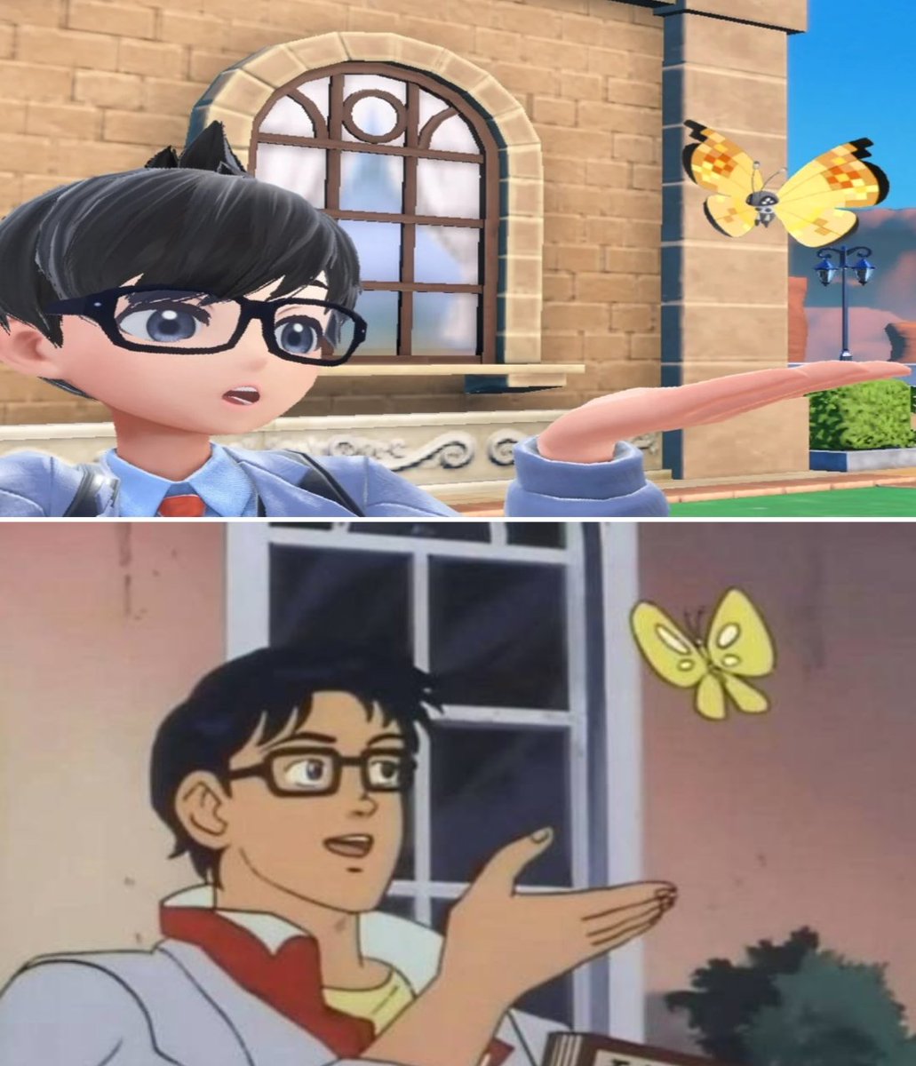 Buy Anime Butterfly Guy Meme Sticker Online in India  Etsy