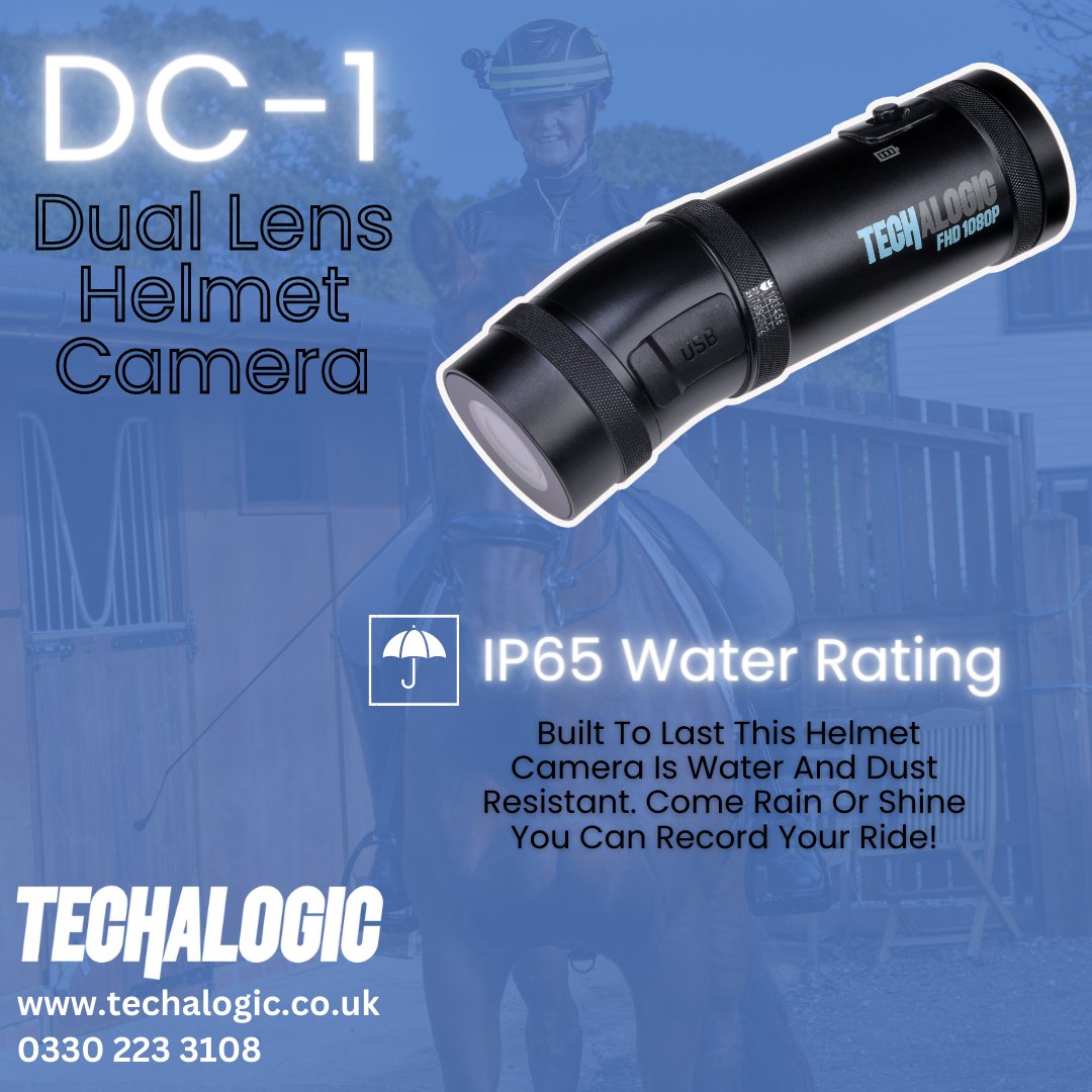 Stay ahead of the game with the Techalogic DC-1 Dual lens helmet camera! 🎥 

Don't miss out, shop now! ➡️🔗 [Link to shop](techalogic.co.uk/product/dc-1-d…+)

 #techalogic #helmetcam #helmetcamera #footage #roadsafety #passwideandslow #cyclist #cycling
