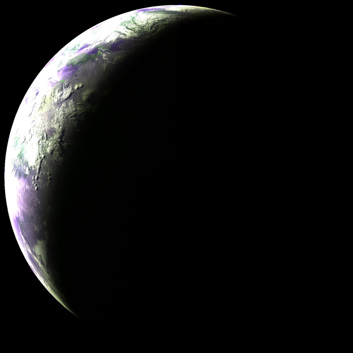 unk26X1's tweet photo. Elektro-L3 LRIT 15:42UTC, 7dB peak SNR, that's not too bad. https://t.co/elUqQq6fbQ