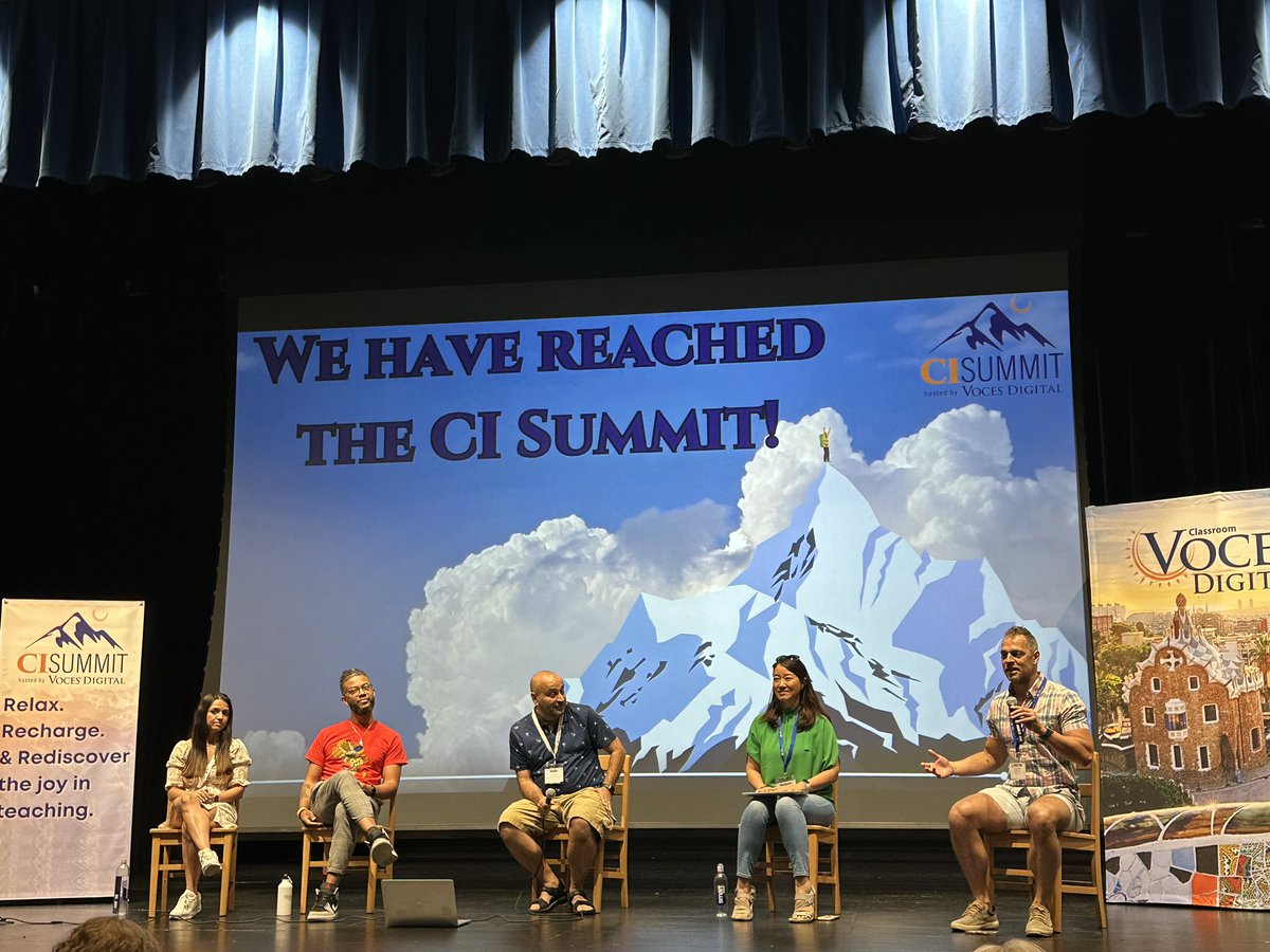 Oh my goodness - This panel talking about representation, inclusivity, and interculturality in our world language classrooms is so important for all teachers. These teachers keep making me tear-up. Thanks for sharing your stories. #CISummit23