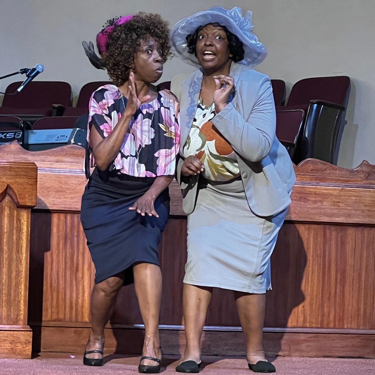 What could Sister Connie &amp; Sister Betty be plotting about? 👀 Join us TONIGHT at 8pm and tomorrow at 7pm for Nothing, Nothing to find out! 

Costumes by Maggie Dick. Tickets at herotheatre.org/nothing-nothin…