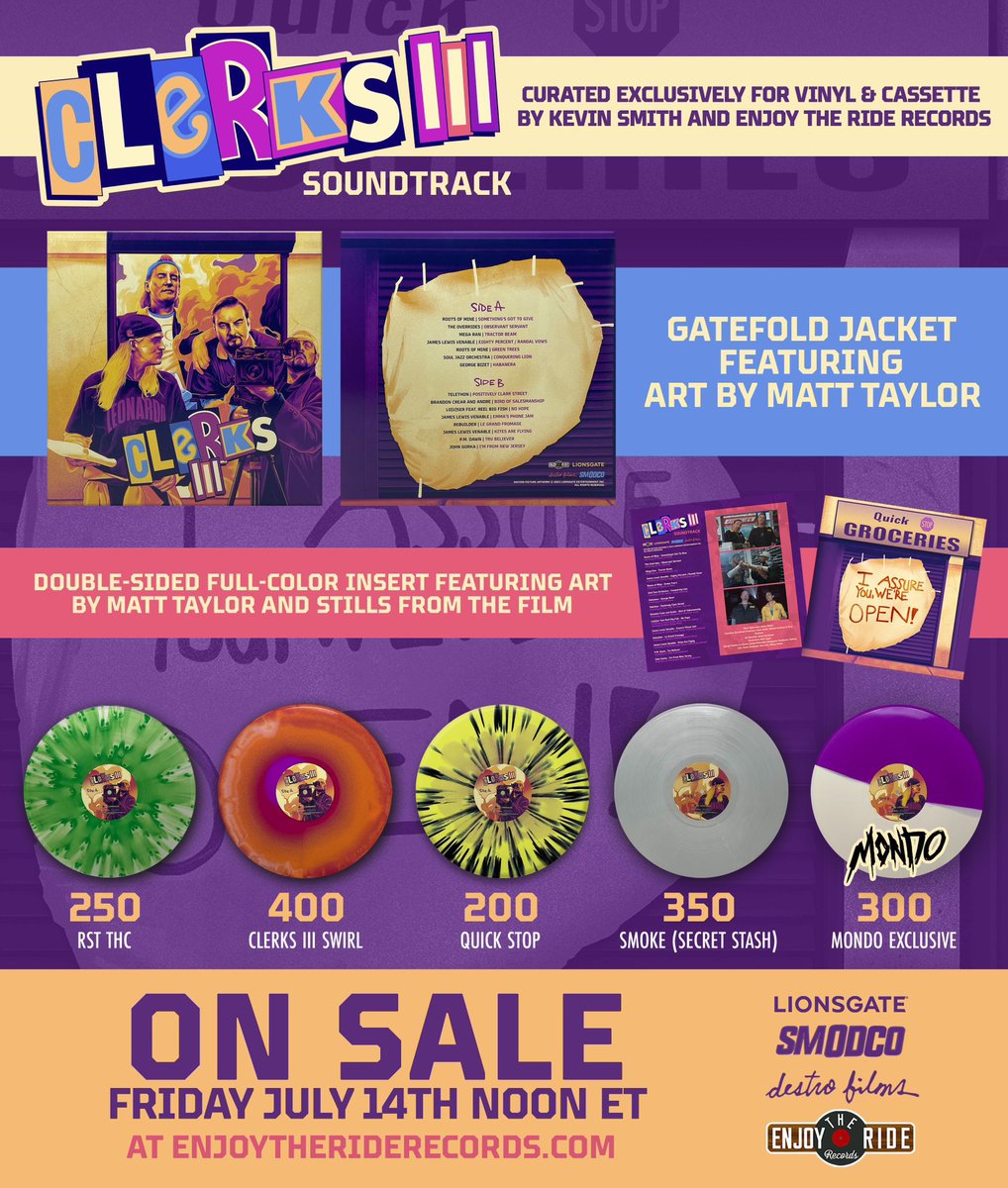 michykaufman's tweet photo. Talk about Bucket List projects! I’ve been a fan of @ThatKevinSmith since I was a teen (Jersey Trilogy 4ever), &amp; it was an absolute honor to work w/ Kevin &amp; his team to make this a reality. Wish my mom were alive to see this, she would have loved it. Available @ @EnjoytherideRES https://t.co/li3NFNGVSr