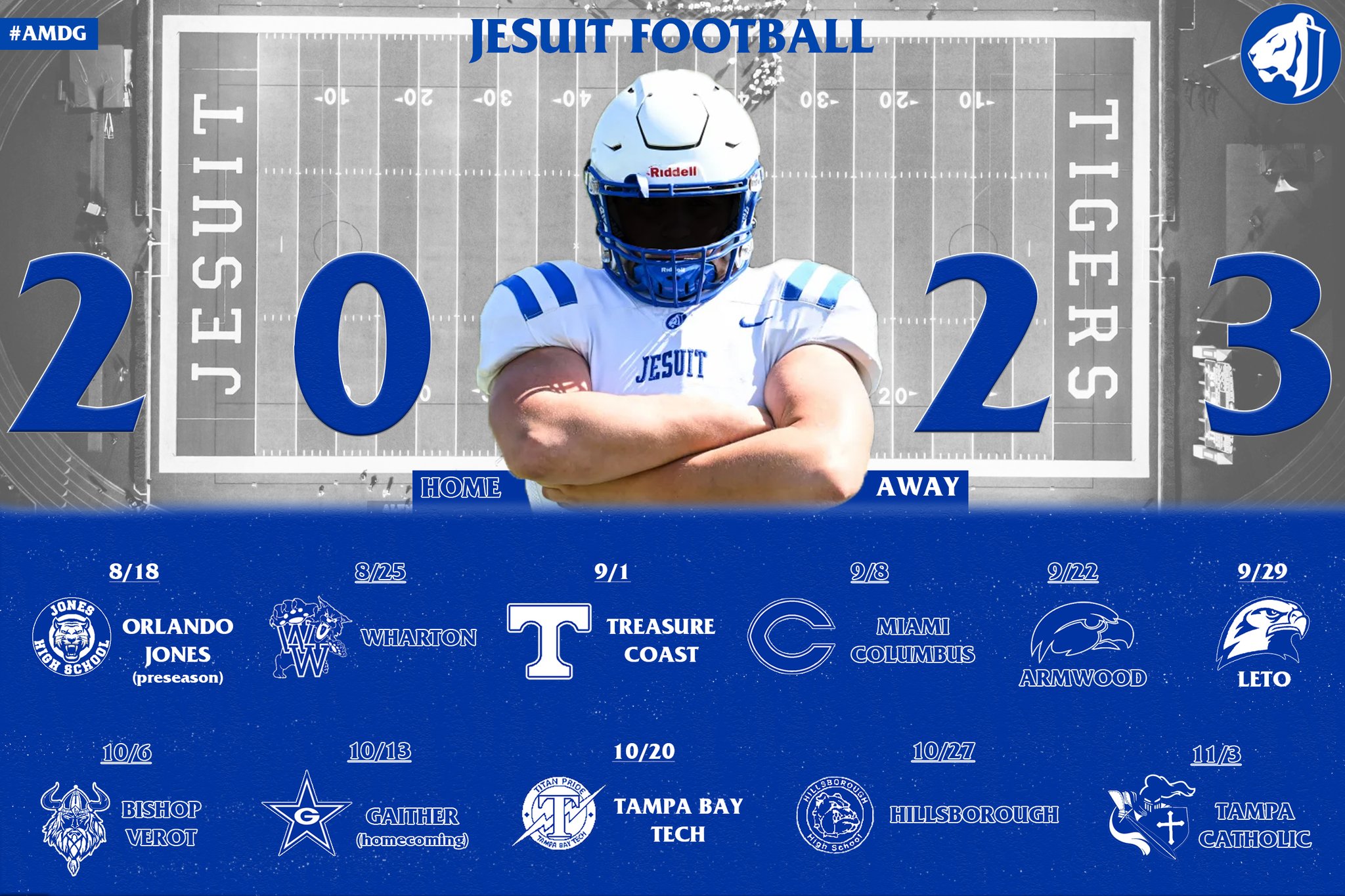 Jesuit Tampa on Twitter "Jesuit football has a great schedule this fall featuring 7 home games
