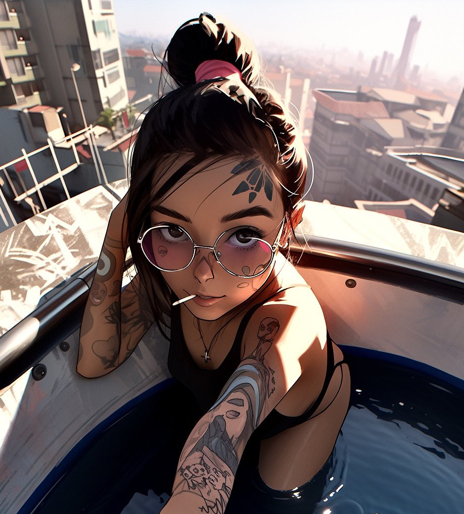 Arīa on Twitter "Ghetto Hot Tub Selfie AnimeRealism"