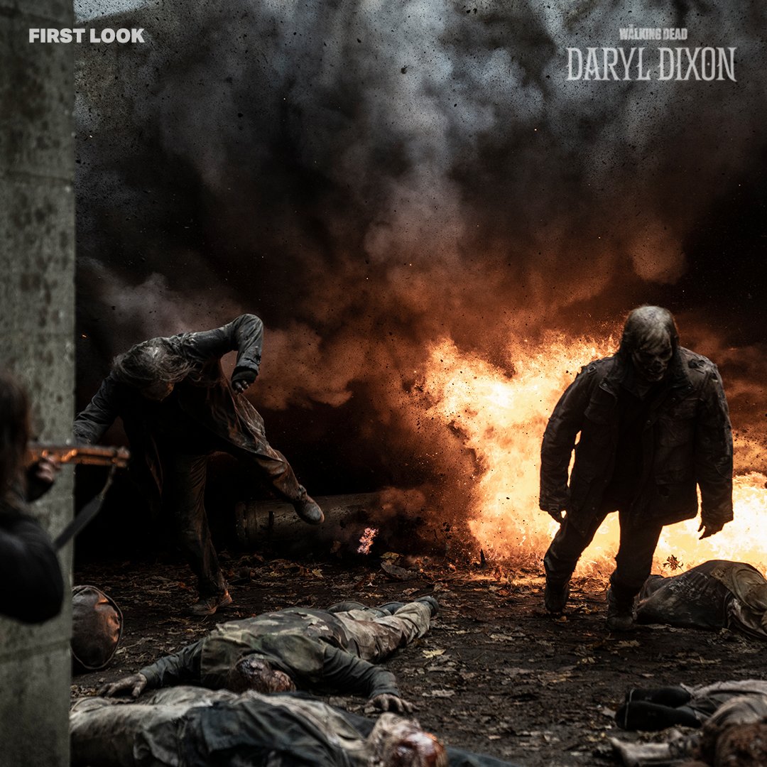 WalkingDead_AMC's tweet photo. Daryl Dixon is storming France... on September 10th on AMC and AMC+. https://t.co/GiEL43HjMN