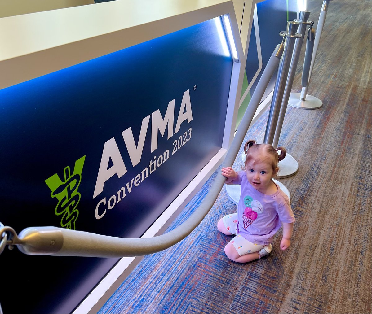#AVMA2023 is officially underway! It’s never too early to start advocating on behalf of the profession.