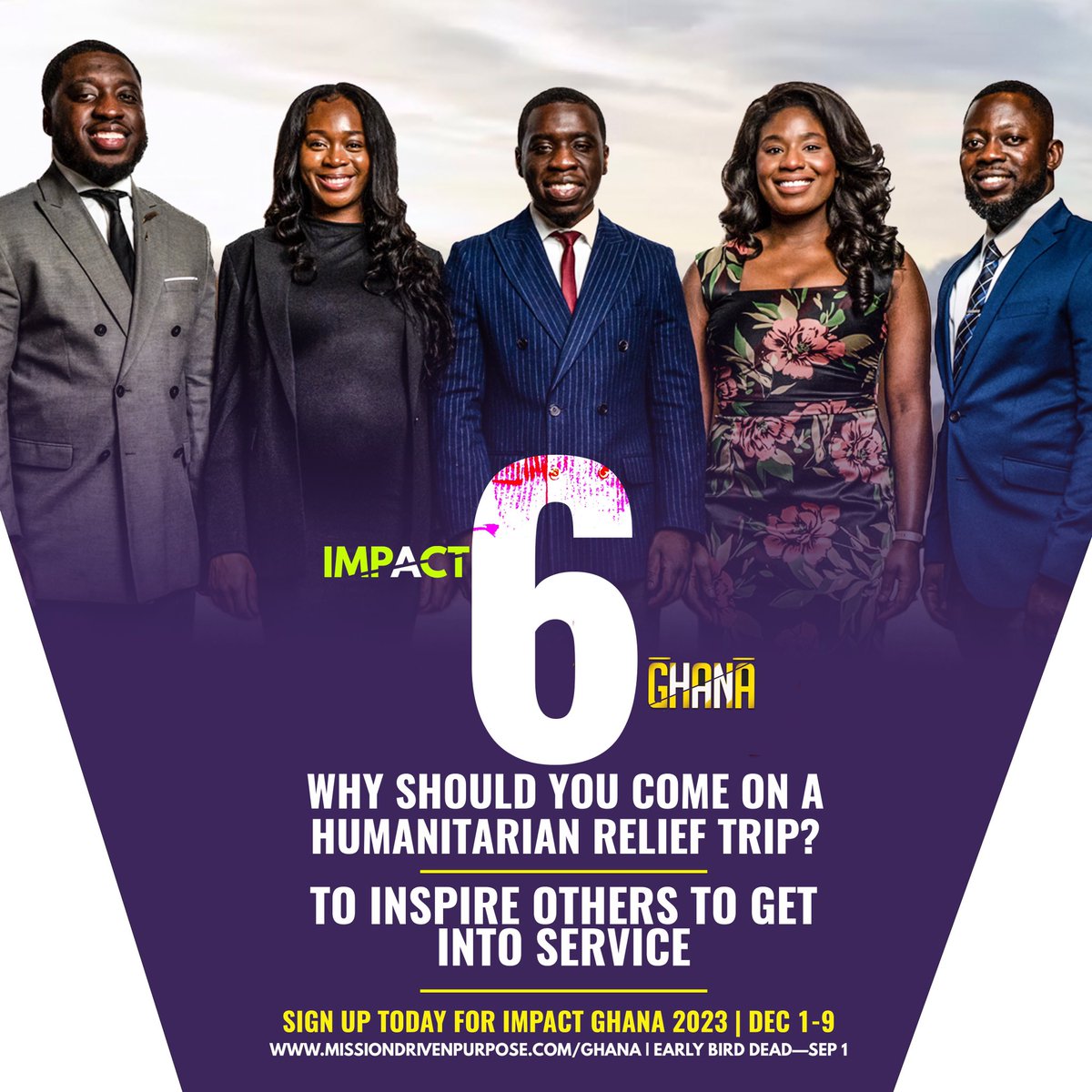 AsnMdp's tweet photo. Impact Ghana 2023

This week, we will be rendering seven reasons, that should thoughtfully induce you, to sign up and become a member of our Impact Ghana 2023 cohort. 

Reason 6: To inspire others to get into service. 

Sign up today: https://t.co/zl0fSq7Nex https://t.co/ziLsDs0kTN