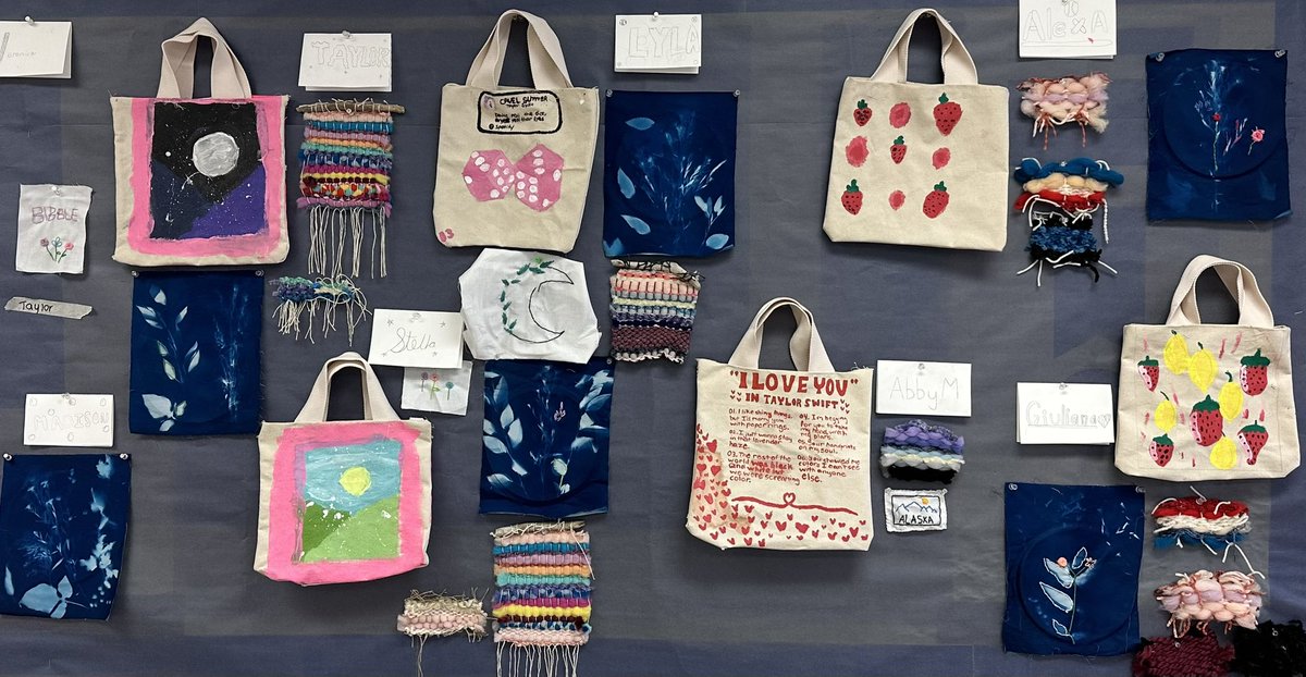 Miss Kearney (@misskearneyart) on Twitter photo Fibers Arts week 1! We had so much fun sewing, weaving, and embroidering! 🧶 🪡 🧵🤩 <a href="/SFAMassapequa/">MSD Summer Fine Arts</a> <a href="/FPAMassapequa/">MSD Fine & Performing Arts</a> Fibers Arts week 1! We had so much fun sewing, weaving, and embroidering! 🧶 🪡 🧵🤩 <a href="/SFAMassapequa/">MSD Summer Fine Arts</a> <a href="/FPAMassapequa/">MSD Fine & Performing Arts</a>