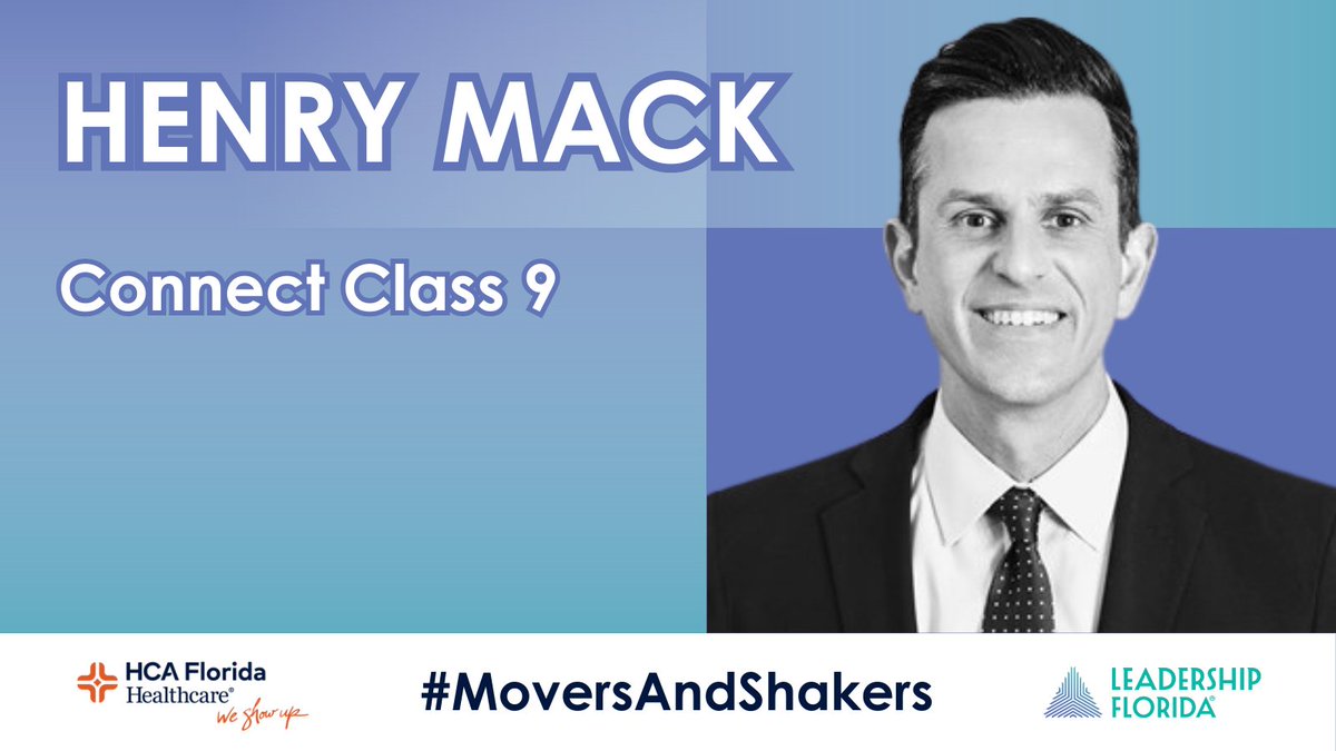 LeadershipFla's tweet photo. .@HenmackIII (#ConnectClass9 #WeLeaveNoOneBehind, #NorthwestRegion) began a new position with @SouthernGroupFL  as lead education and economic development consultant and lobbyist. 

Sponsor: @HCAFLHealthcare #MoversAndShakers https://t.co/oimpLKa4rN