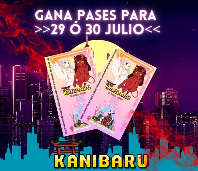 1 pic. Holi chicos :3 ?

Su waifu Ari ✨ generosa, les regala 2 ENTRADAS ? para Kanibaru "Angeles y demonios"