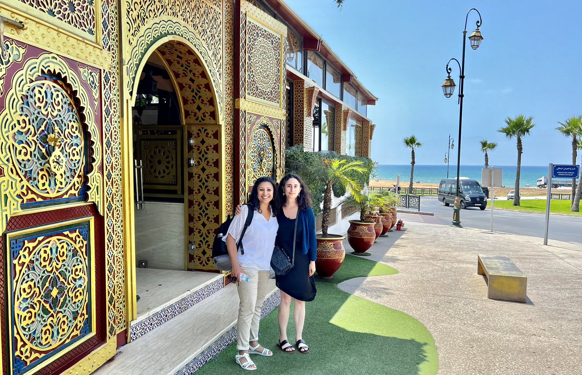 #CIDExpert @rema_nadeem of @EPoDHarvard and @GlobalFatema were in #Morocco 🇲🇦 last week to teach and meet with academic and public policy leaders. 🧵⬇️