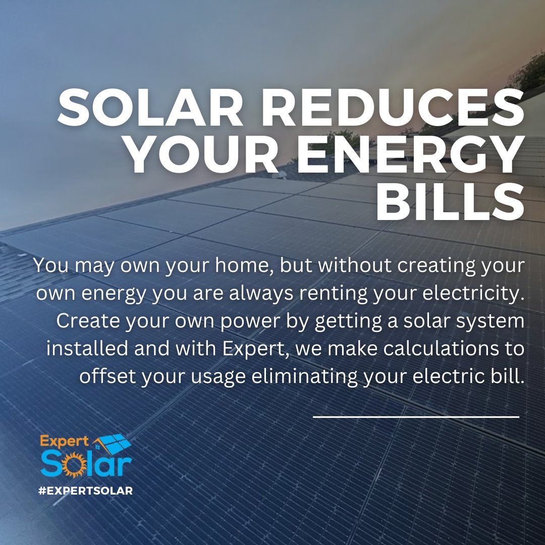 More reasons to switch to solar, and with Expert by your side it's even easier. 
#ExpertSolar☀️
-
#SolarEnergy #EnergiaSolar #EnergySavings #solarfacts #poweredbynature