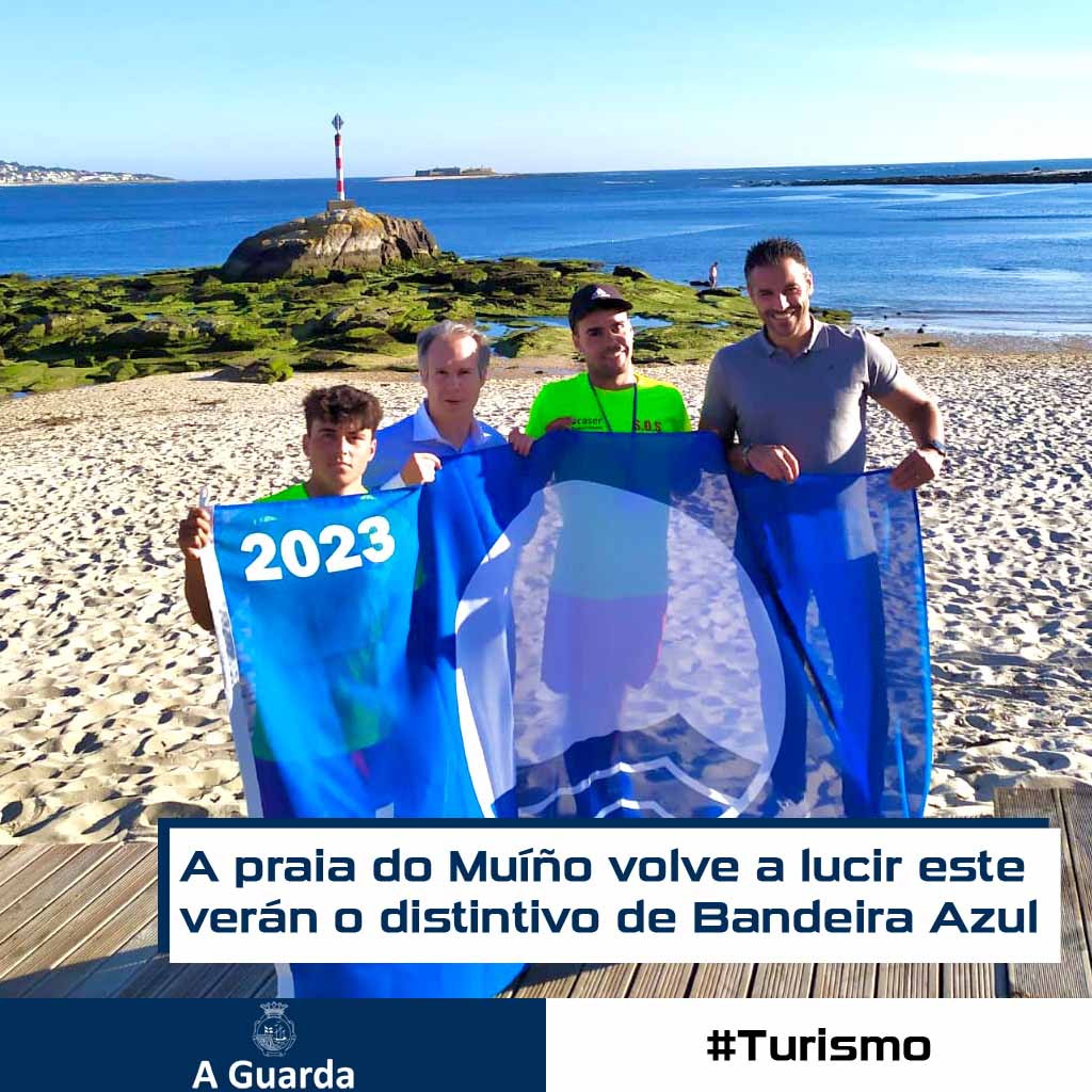 🏖 A praia do Muíño volve a lucir este verán o distintivo de Bandeira Azul
👉 Máis información: aguarda.es/a-praia-do-mui…
#AGuarda #Turismo #BaideiraAzul #PraiadoMuíño #EcoPraia