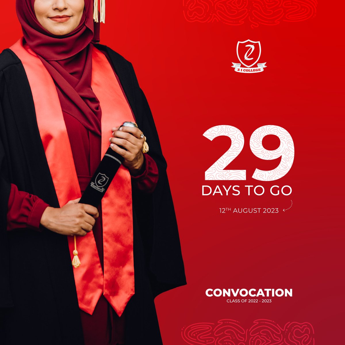 🎓 Countdown to Convocation 2022-2023 🎉

🗓️ 29 Days to go, 🎉 Don't miss this milestone moment!
