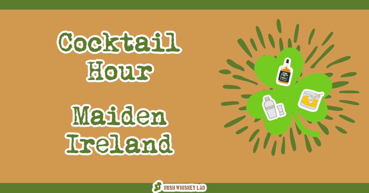☘️ "Maiden Ireland" for #CocktailHour is a personal take personal take on the Kentucky Maid that was created by the New York bartender, Sam Ross.

🍹MAKE IT HERE > bit.ly/IWLCtailMaiden  

#IrishWhiskey #IrishWhiskeyCocktails #WhiskeyCocktails