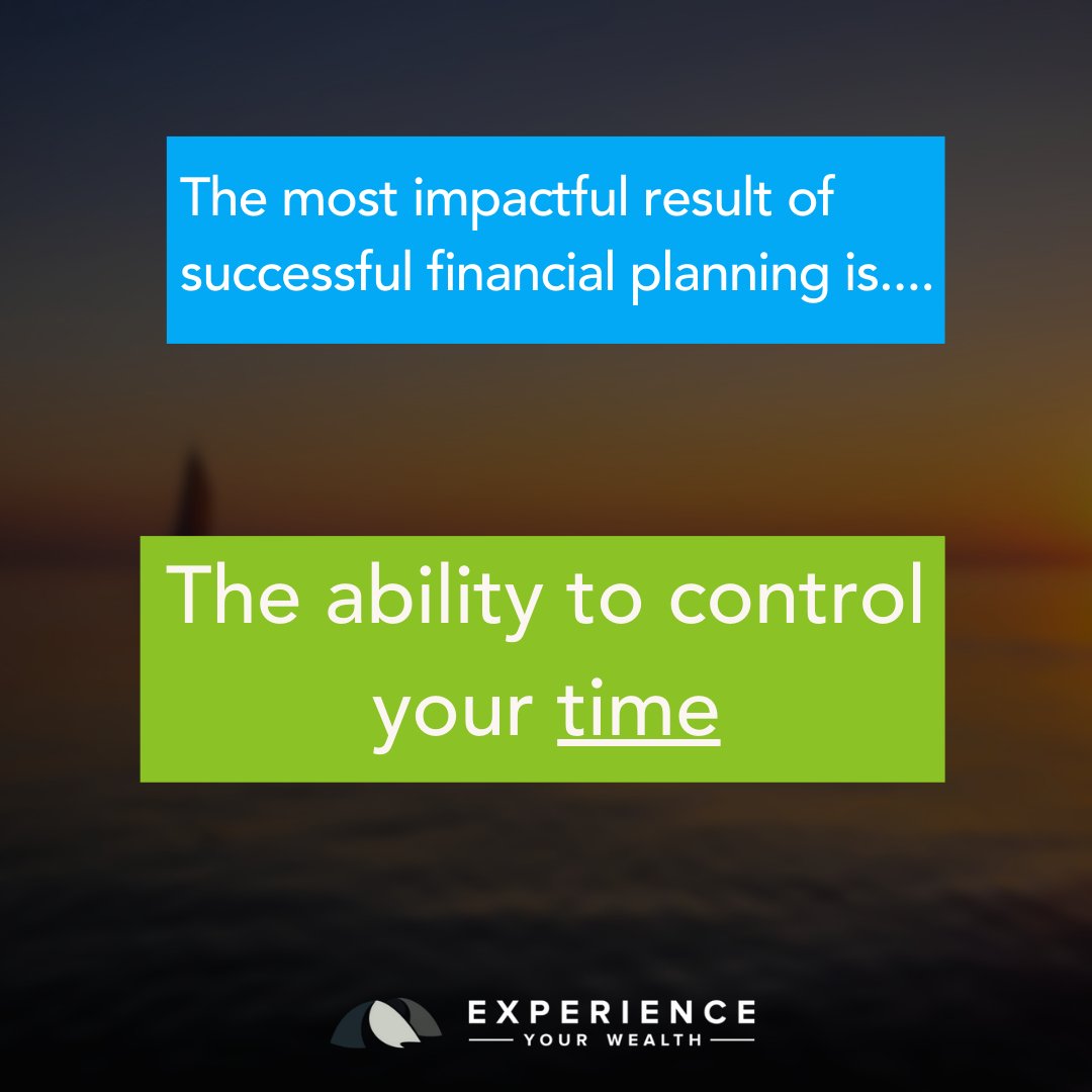 What does true #wealth mean to most people?

The ability to control your time.

Time is finite, whereas money is infinite.

Through this lens, someone with $500,000 and spends their time exactly how they want, is wealthier than someone with $10,000,000, but no time to enjoy it.