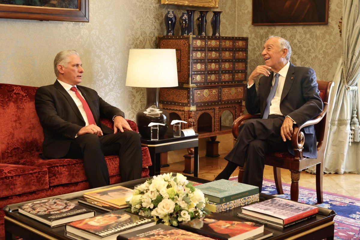 #Cuba
Respeto,comprensión, afecto 
#Cuba y #Portuga fortalecen sus  relaciones y avanzan en  los  lazos de  cooperación y amistad. 
#DiazCanelEnPortugal 
#ConTodosLaVictoria 
#SomosContinuidad