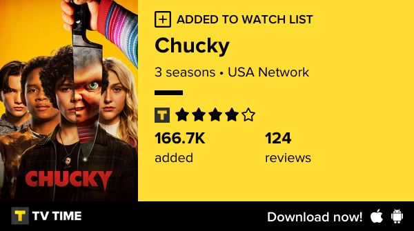 liddell_alien's tweet photo. I've just started following Chucky https://t.co/6ur0a1o2pc #tvtime https://t.co/eCNSGY1PD6