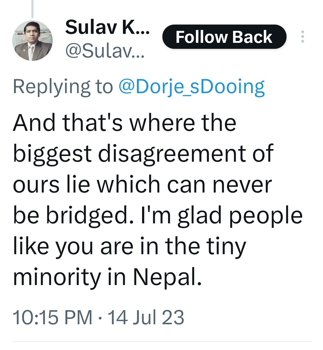Dorje_sDooing's tweet image. 😂😂😂😂😂😂😂

Says a #Nationalist (you) to a #Humanist (me).

Nationalists around the world have destroyed &amp;amp; continue destroy HUMAN lives around the world by the way...for what?!?! 😂😂😂😂😂😂

(Do you even know what a humanist is?)