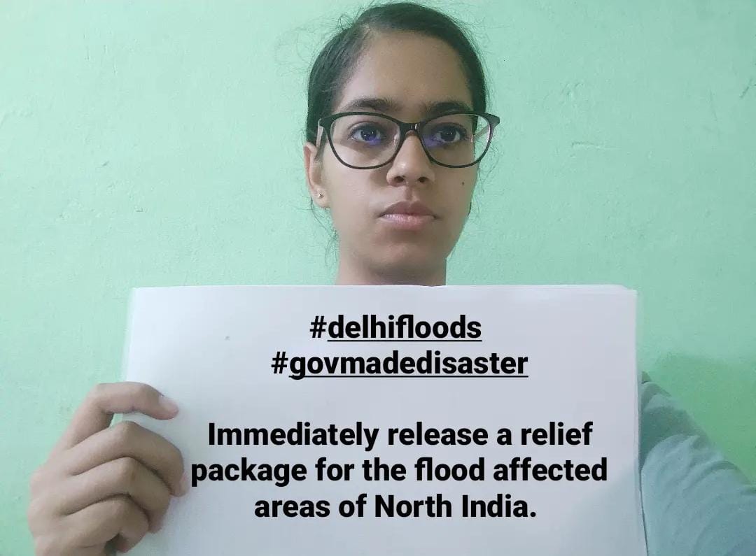 krantikari_yuva's tweet photo. Heavy flooding has severely affected parts of North India. The current flooding has not only exposed the administrative apathy but the unpreparedness regarding the monsoon season.
A campaign was organised demanding #FloodRelief as #GovtmadeDisaster is wreaking havoc on lives. https://t.co/3Mxj5vsS0G