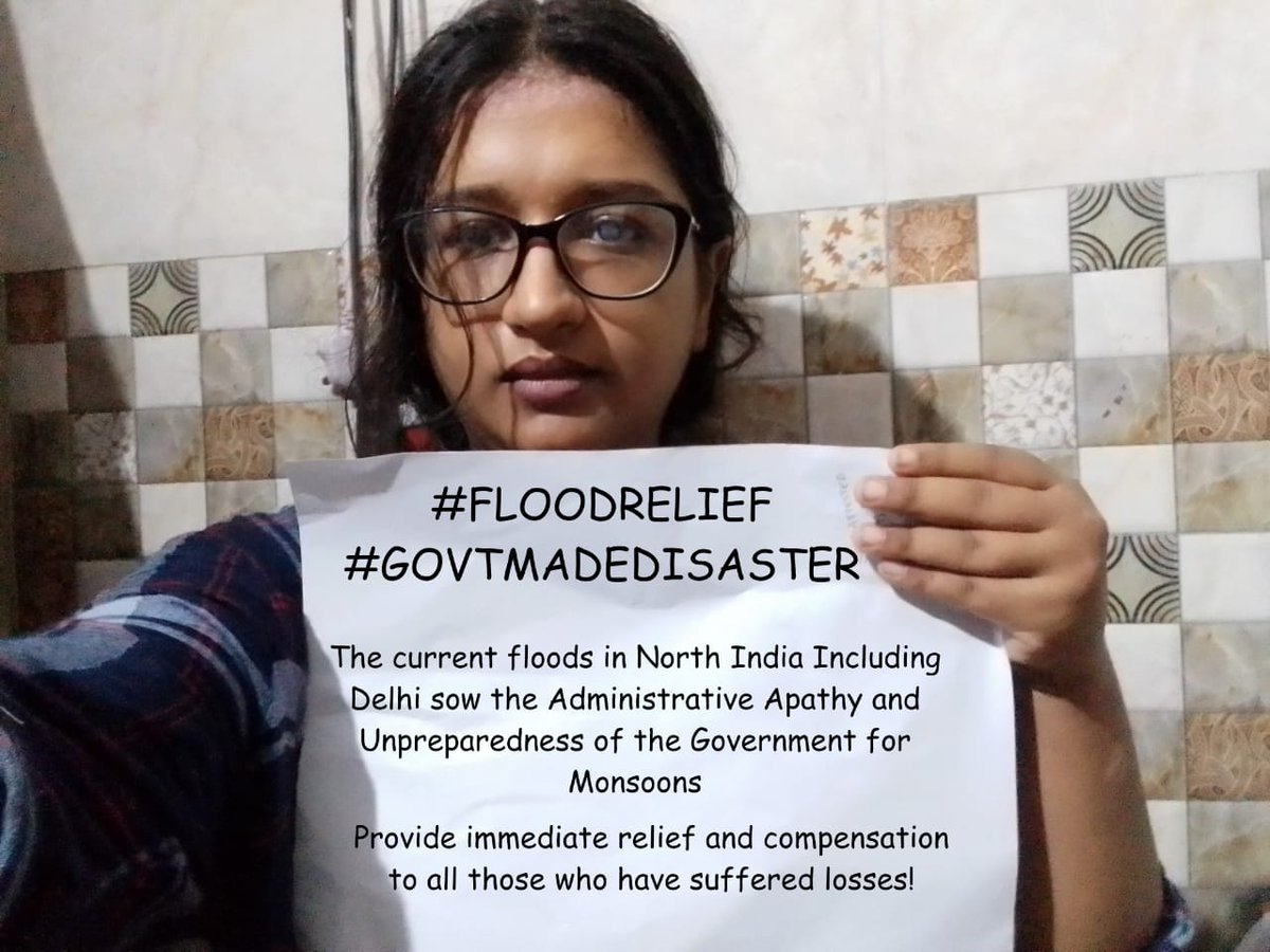 krantikari_yuva's tweet photo. Heavy flooding has severely affected parts of North India. The current flooding has not only exposed the administrative apathy but the unpreparedness regarding the monsoon season.
A campaign was organised demanding #FloodRelief as #GovtmadeDisaster is wreaking havoc on lives. https://t.co/3Mxj5vsS0G