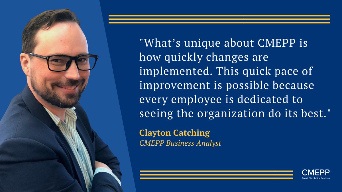 cmeppcanada's tweet photo. Meet Clayton Catching, Business Analyst at CMEPP: "My primary responsibility is in-depth review of new equipment coming into the program. I always wanted to be a part of the healthcare field and know I’ve found the right place. CMEPP enables me to do my best work." https://t.co/zISrCXBaJE