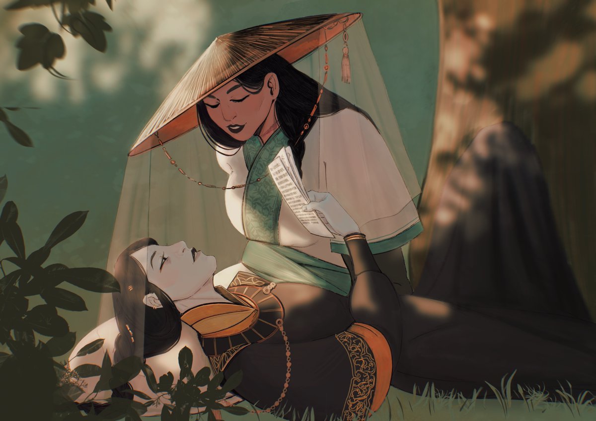 It's her favourite place to relax 🥰
#HeavensOfficialBlessing #天官赐福 #TGCF #YushiHuang #LingWen