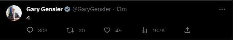 GM....looks like Gary had a bad week and found out the true meaning of 4 🌙