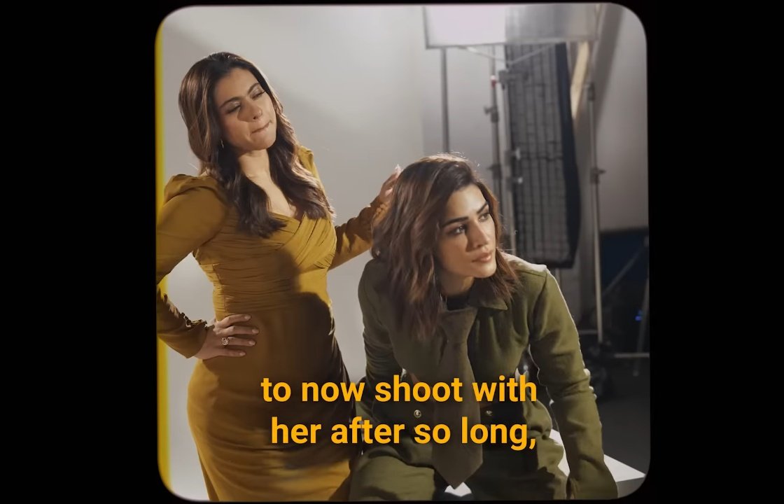 how can you not say QUEENS 😭

<a href="/itsKajolD/">Kajol</a> <a href="/kritisanon/">Kriti Sanon</a> #DoPatti