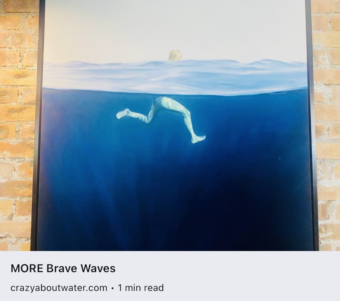 Frodo1977's tweet photo. 💙 More brave waves @CrazyAboutWater #leadership #CollectiveAction https://t.co/Lw5WgJgBlZ https://t.co/faaaLch42G