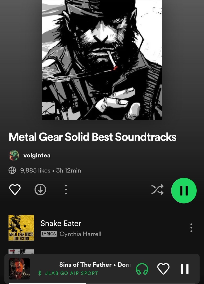 OffbeatProps's tweet image. Background music for work today. I leave for @MGSCON directly after my shift. Hooray for a 4-hour drive, ha ha...ugh.